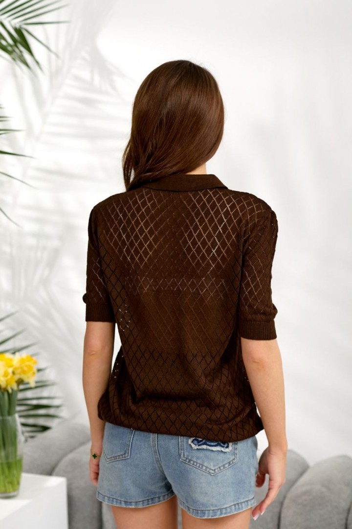 Футболка поло на молнии IB-1150A460