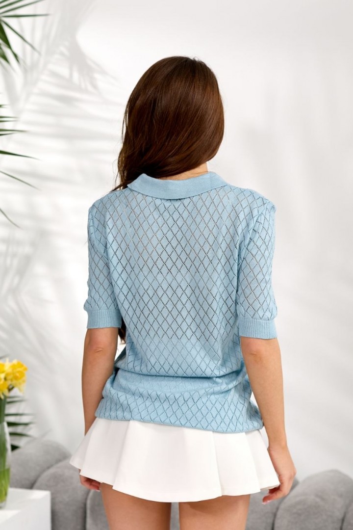 Футболка поло на молнии IB-1150A460