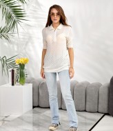 Футболка поло на молнии IB-1150A460