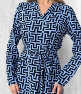 Платье свободного кроя с поясом MIK-2416A250