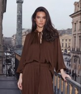 Костюм блуза с завязками и широкие брюки LUC-1211A599