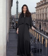 Костюм блуза с завязками и широкие брюки LUC-1211A599