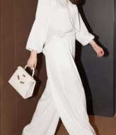 Костюм блуза с завязками и широкие брюки LUC-1211A599