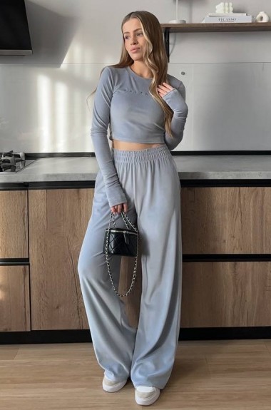 Велюровый костюм двойка RAB-686A569