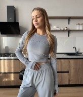 Велюровый костюм двойка RAB-686A569