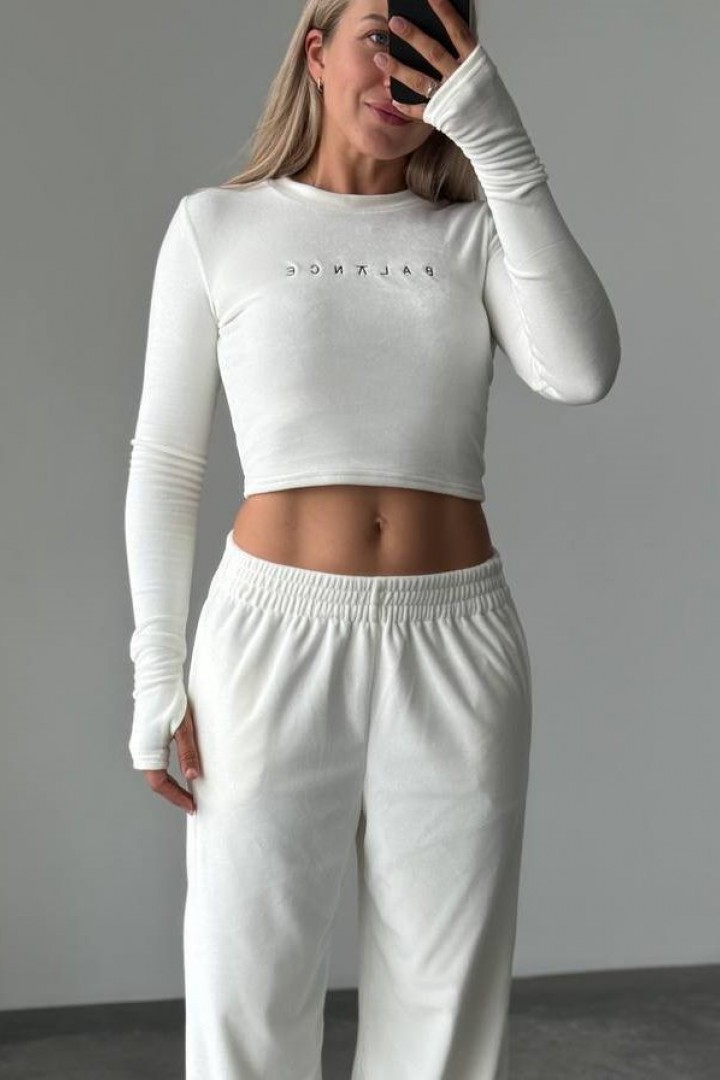 Велюровый костюм двойка RAB-686A569