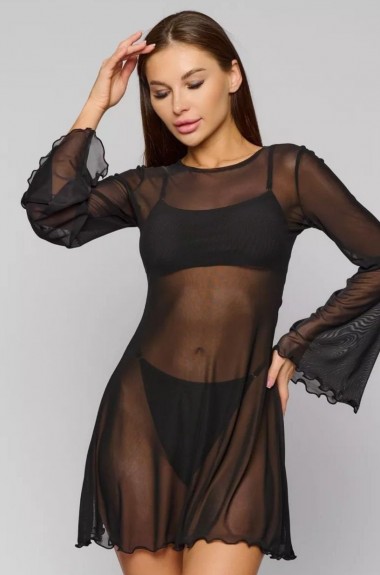 Комплект двойка платье + сетка AKS-191A450 Комплект двойка платье + сетка AKS-191A450