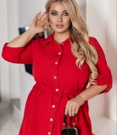 Платье – рубашка со стразами VOJ-1046A720