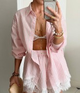 Льняной костюм двойка VOL-751A750