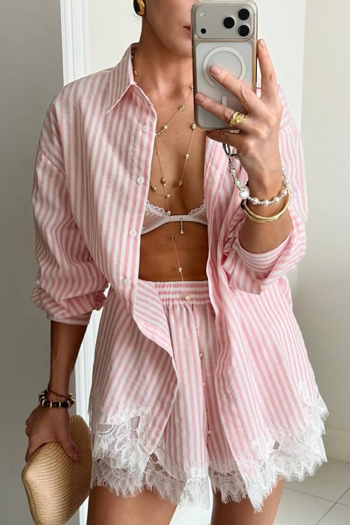 Льняной костюм двойка VOL-751A750