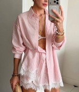 Льняной костюм двойка VOL-751A750