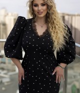 Роскошное платье в горошек YM-7162.31A20