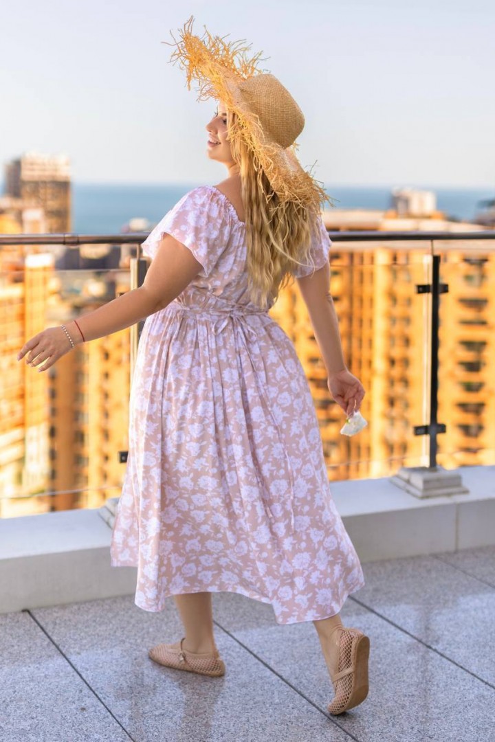 Легкое женственное платье YM-7100A10.5