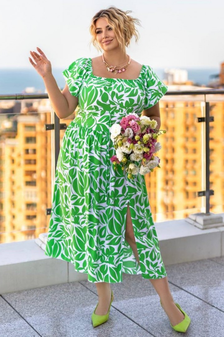 Легкое женственное платье YM-7100A10.5