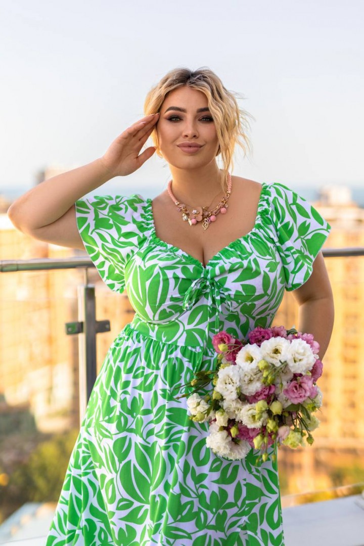 Легкое женственное платье YM-7100A10.5