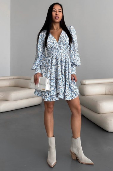 Платье с двойной юбкой MPK-356A700