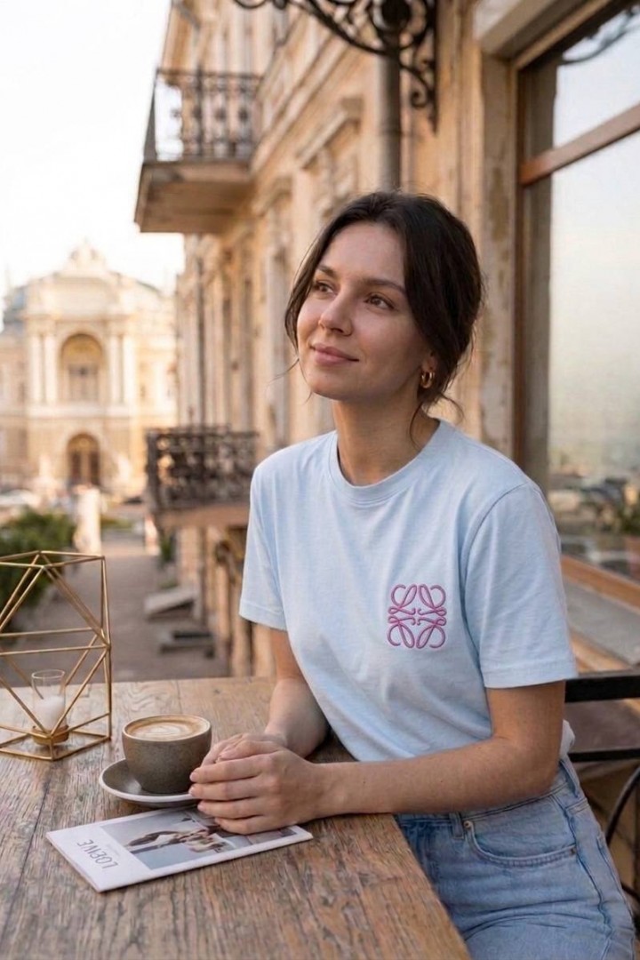 Футболка с вышивкой ASP-2032A520