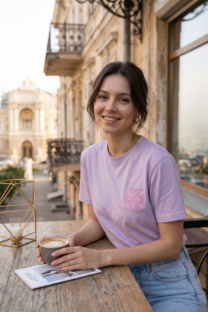 Футболка с вышивкой ASP-2032A520