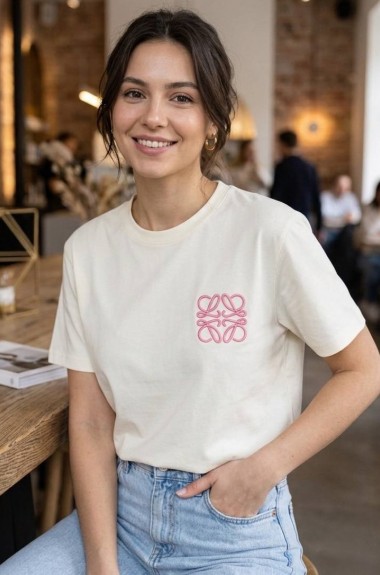 Футболка с вышивкой ASP-2032A520