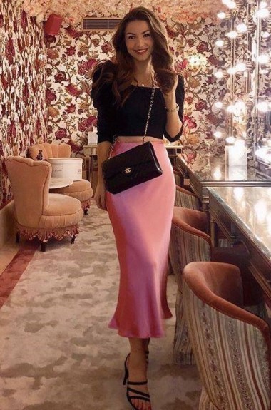 Спідниця з атласу LIB-9023A280 Спідниця з атласу LIB-9023A280