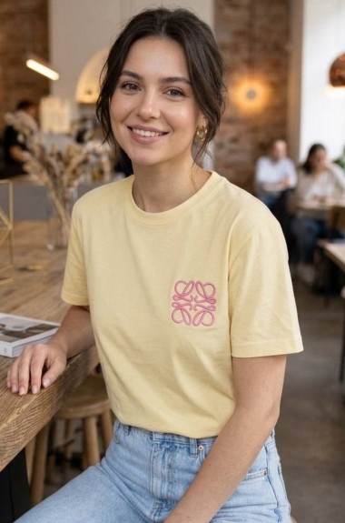 Футболка с вышивкой ASP-2032A520