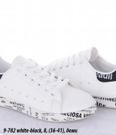 Женские кеды белые NJ-VIO-9782.1A520