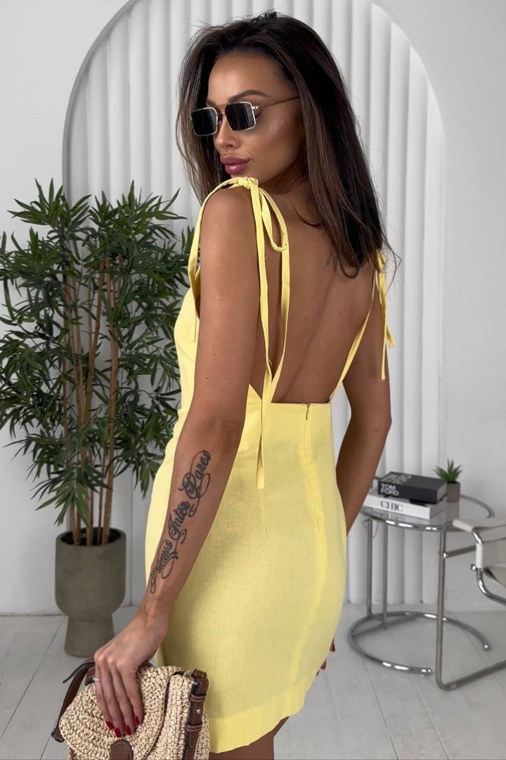 Льняной сарафан ATE-043A430