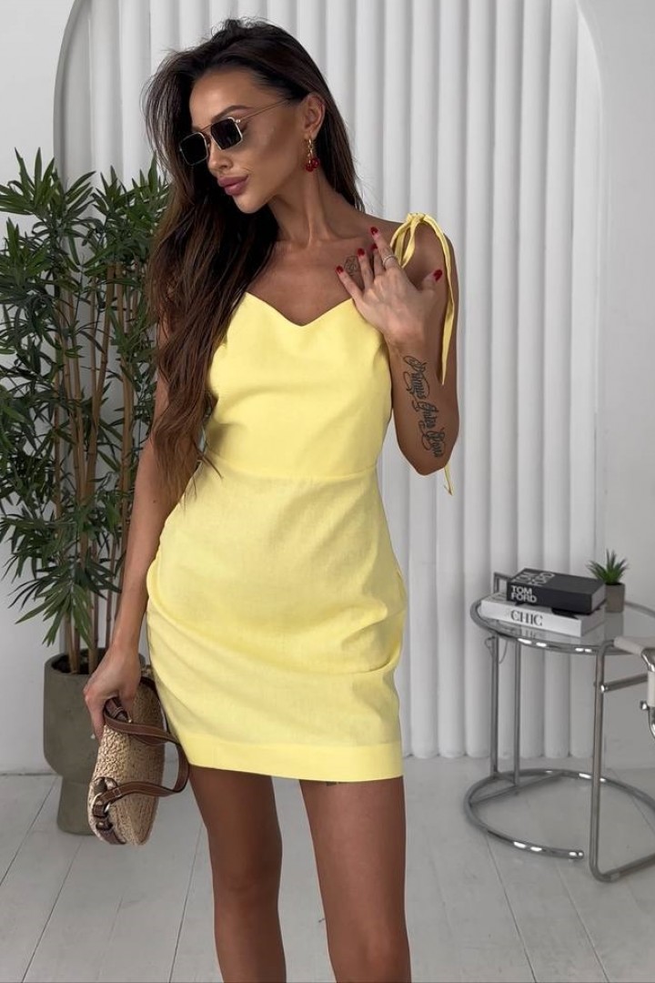 Льняной сарафан ATE-043A430