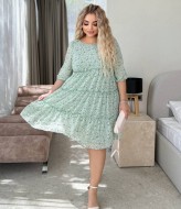 Свободное шифоновое платье MALI-0025A600