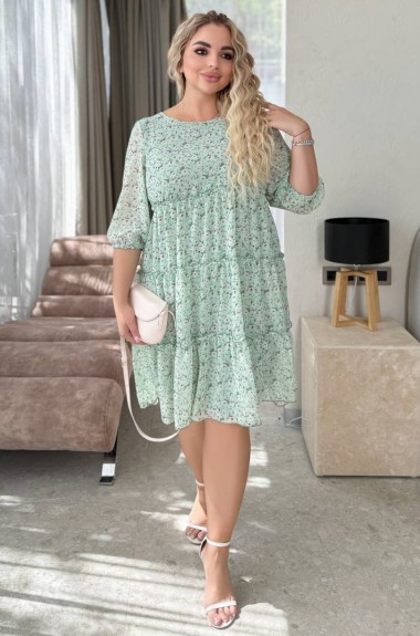 Свободное шифоновое платье MALI-0025A600