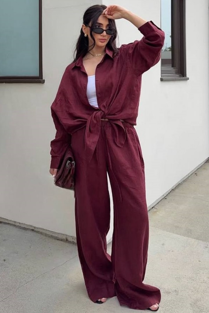 Костюм з льону SAO-274A650