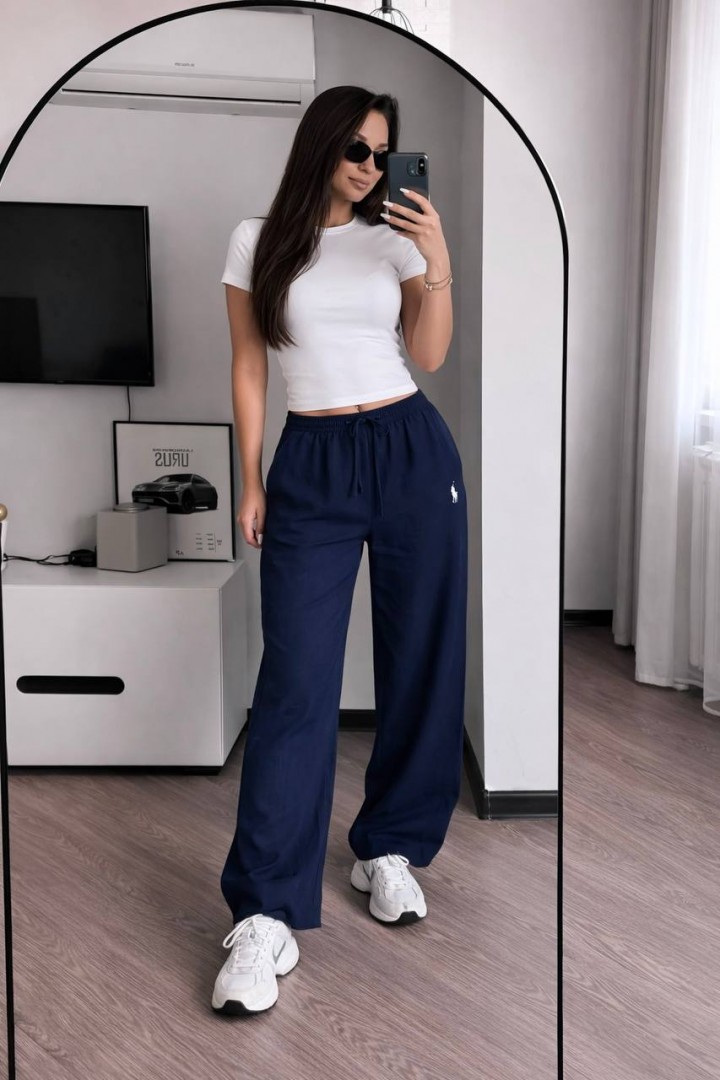 Льняные брюки VIVI-701A450