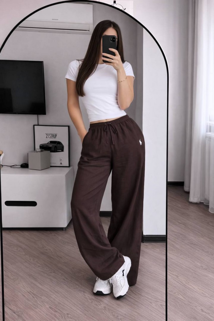 Льняные брюки VIVI-701A450