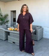 Льняной костюм женский летний  MYD-680A750