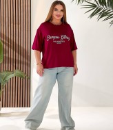 Женская футболка с надписью IV-0343A200