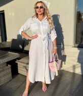 Длинное платье – рубашка NJ-INS-435A690