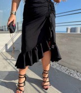 Юбка с воланами длинная INS-003A500