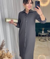 Платье рубашка на пуговицах  IMMA-305A490