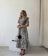 Платье воланами  IMMA-355A580