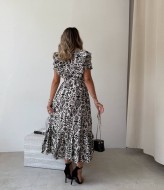 Платье воланами  IMMA-355A580