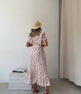 Платье воланами  IMMA-355A580