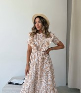 Платье воланами  IMMA-355A580