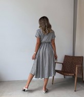 Платье с V-образным вырезом IMMA-356A490