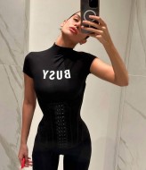 Футболка женская укороченная  ANN-485A250