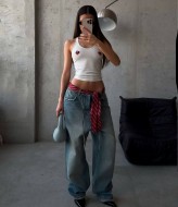 Майка с пирсингом ANN-489A290