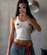 Майка с пирсингом ANN-489A290