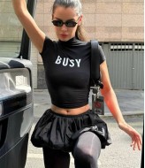 Футболка женская укороченная  ANN-485A250