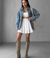 Короткая юбка плиссе ANN-370A280