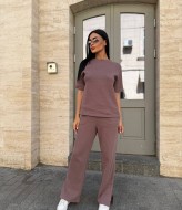 Трикотажный костюм с брюками  DN-242A700