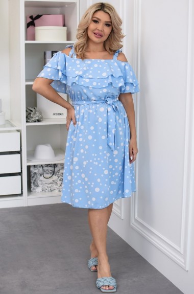 Платье с поясом BAB-528A490